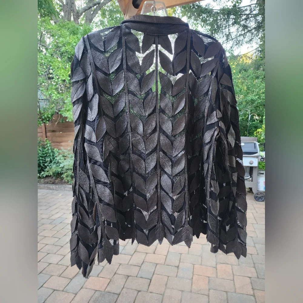 unique braun  jacket .New Condition